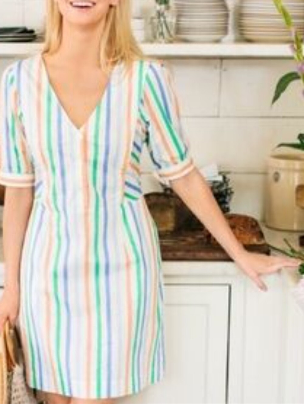 Tuckernuck Diana Striped Mini Dress Size L